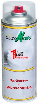 Spr�hdose Autolack Metallic / Perlmutt Lack  konventionell 400ml Wunschton