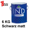 6,0 KG Kunstharzlack   SCHWARZ - MATT