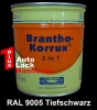 Brantho Korrux "3 in 1" 0,75 L. RAL 9005 Tiefschwarz