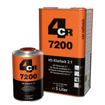 4CR 2K HS-Klarlack 7200 (1,0 L) inkl. Härter 0407 (0,5 L) Set