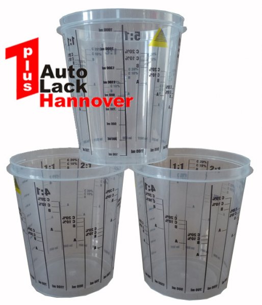 10 Mischbecher 2300 ml